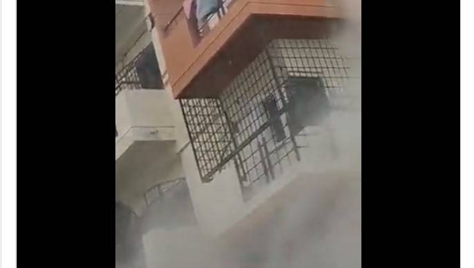 بنگلور،بلڈنگ ،زمین،بوس،ہوگئی