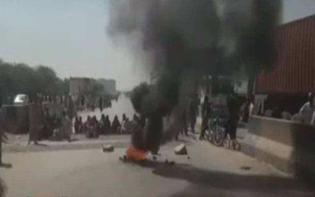 لاش برآمد ہونے پرورتا کا اححتجاج