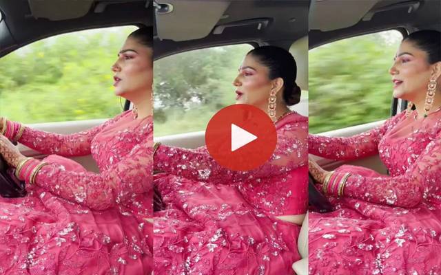 سپنا چوہدری کی گاڑی میں گانا گاتے ہوئے ویڈیو وائرل