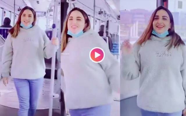 حریم شاہ کا میٹرو بس میں ڈانس