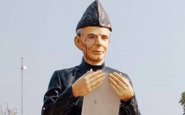 وہاڑی، بابائے قوم، مجسمے، نئی عینک نصب