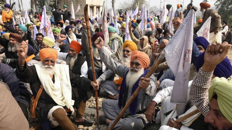 بھارتی ،کسانوں، احتجاج ،معطل