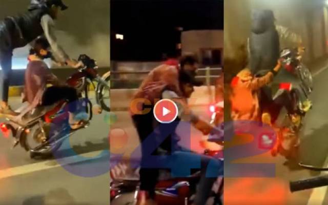 لڑکیوں، ون ویلنگ، لاہور کی سڑکوں، ویڈیو سوشل میڈیا، وائرل 