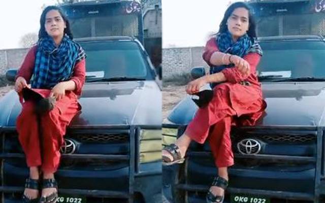 پنجاب،اوکاڑہ ، دیپالپور ، لڑکی،  پولیس موبائل  ، ٹک ٹاک ویڈیو ،گرفتار