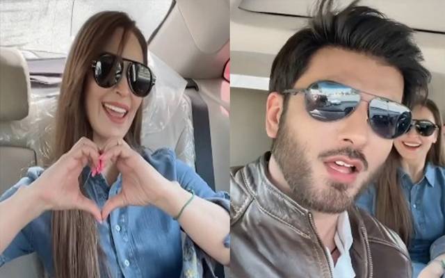 ریما خان اور عمران عباس کا گاڑی میں ڈانس۔ سوشل میڈیا پر دھوم