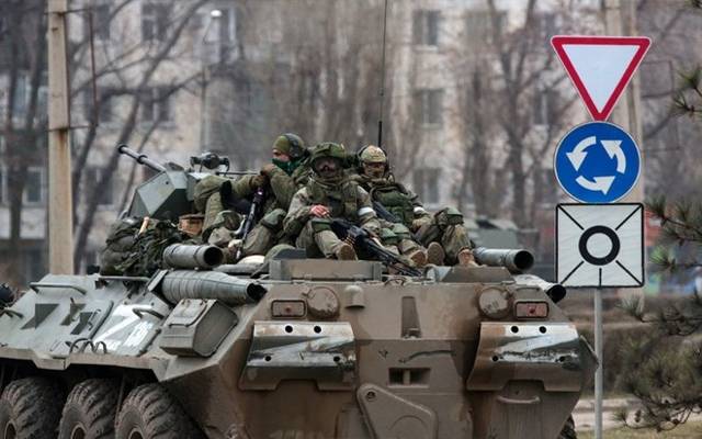 روسی فوج کا یوکرین کے شہر خیرسن پر قبضہ 