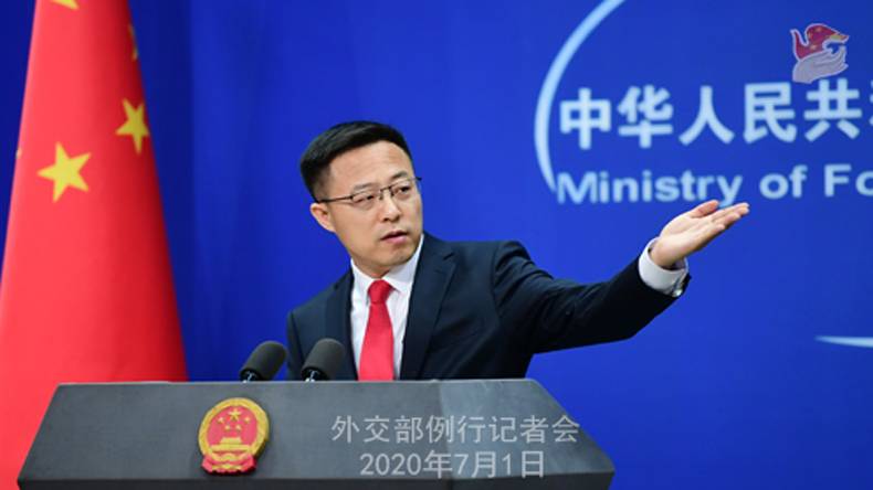 چین, وزارت ,خارجہ, ترجمان, ژاؤ لی جیان