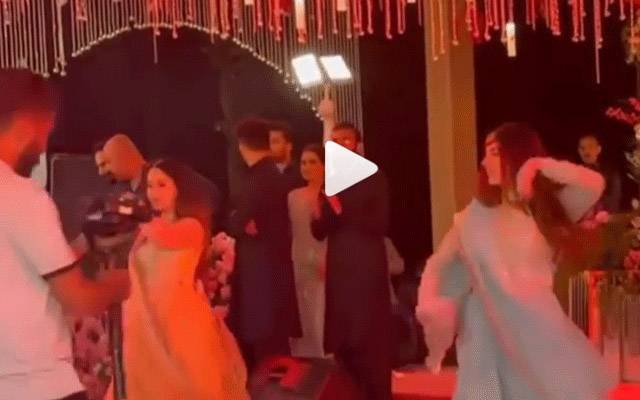 حمزہ علی عباسی کی اہلیہ کا شادی میں ڈانس۔۔ویڈیو وائرل