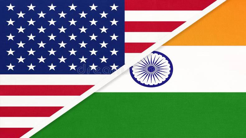 امریکا، بھارت ،پرچم 