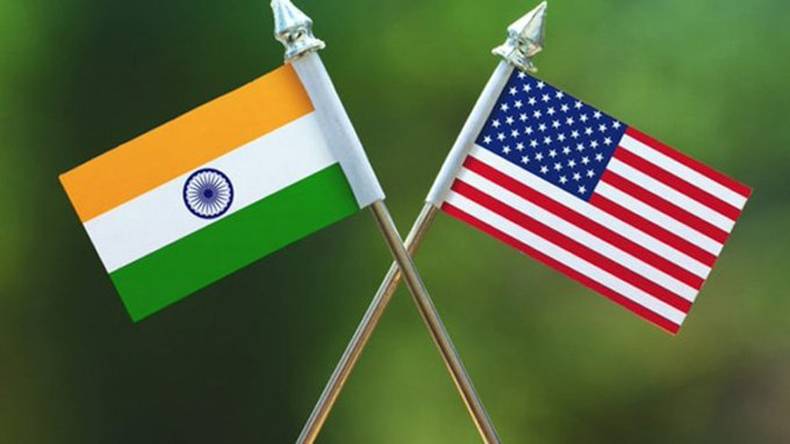 بھارت ، امریکا، پرچم