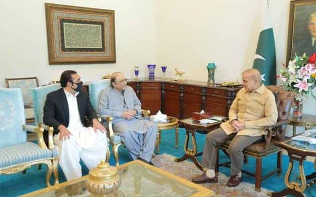 آصف زرداری، وزیراعظم شہباز شریف، پہلے فیز، حکومتی اتحادیوں، وزارتوں کے قلمدان، مشورہ