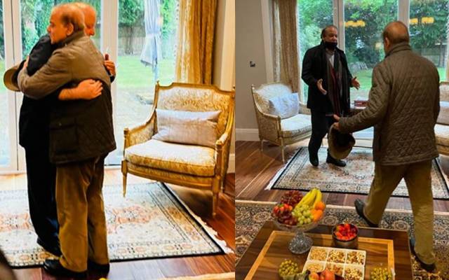 وزیراعظم شہباز شریف، نواز شریف، ملاقات، جذباتی مناظر،