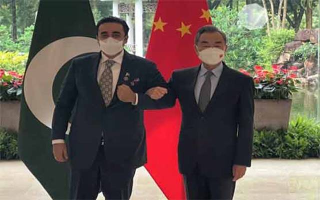 بلاول کی چینی وزیر خارجہ سے ملاقات۔ اہم امور پرتبادلہ خیال