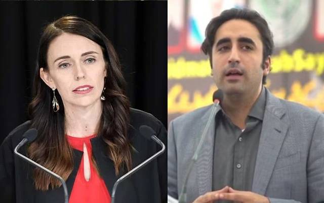 نیوزی لینڈ کی وزیراعظم، بینظیر بھٹو ، خراج عقیدت، بلاول بھٹو، اظہار تشک