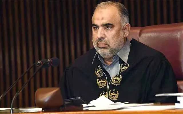 سابق سپیکر قومی اسمبلی، اسد قیصر، قانون سازی، غیر قانونی ہے، 