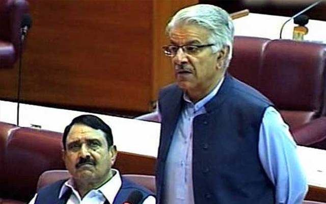 وزیر دفاع خواجہ آصف، عمران خان ، نفرت کا سوداگر، اداروں، مخالفین کیخلاف استعمال کیا، 