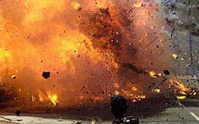 مردان میں دھماکہ، پولیس اہلکارشہید ، 4 افراد زخمی