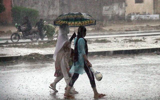 موسلا دھار ،بارش، محکمہ ،موسمیات ،خوشخبری 