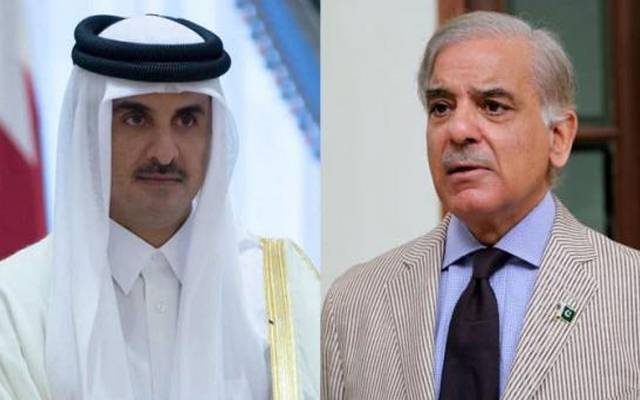 وزیراعظم شہباز شریف، قطر کے امیر، ٹیلیفونک رابطہ