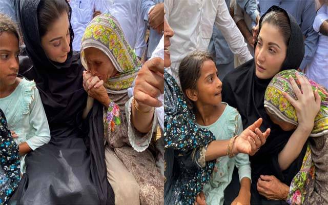 مریم نوازکا سیلاب زدہ جنوبی پنجاب کا دورہ