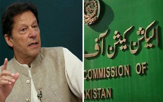 الیکشن کمیشن خیبرپختونخوا، پشاور، پی ٹی آئی جلسے، سرکاری وسائل کا استعمال، عمران خان، جرمانہ عائد، 