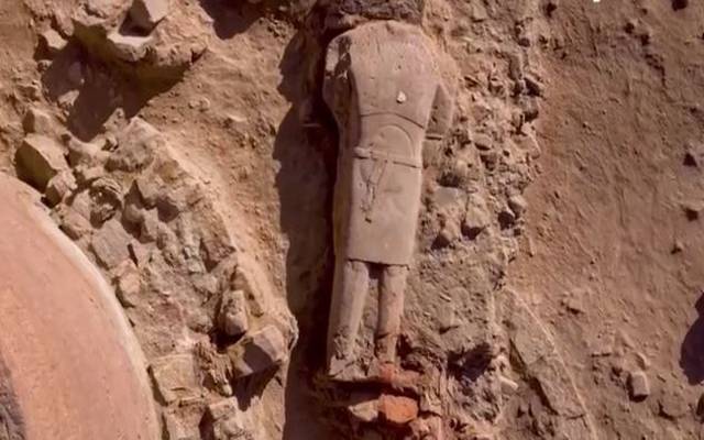 سعودی عرب کے شہر العلاء سے ہزاروں سال قدیم مجسمے کی دریافت