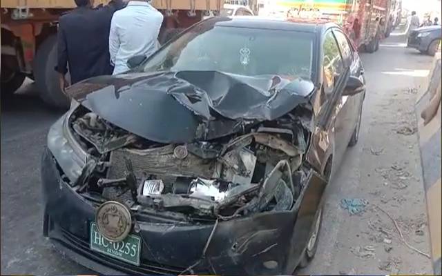 نواب شاہ، سندھ ہائیکورٹ، جسٹس آفتاب احمد گھورڑ، گاڑی کو حادثہ،