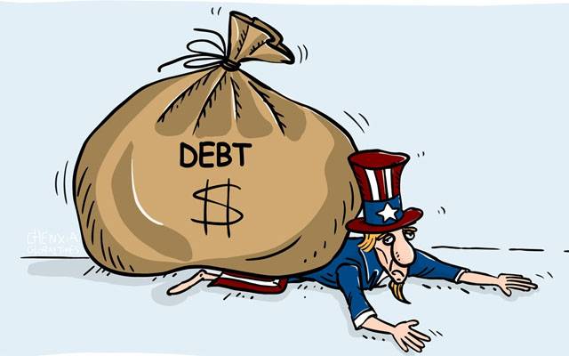 دنیا کو قرض دینے والا امریکا خود تاریخ کے بلند ترین قرضوں میں ڈوب گیا