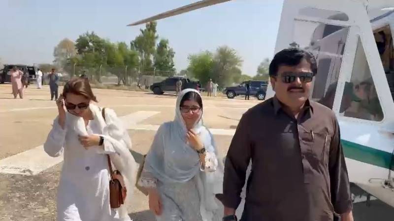ملالہ یوسفزئی کا سیلاب متاثرہ علاقوں کا دورہ مکمل 