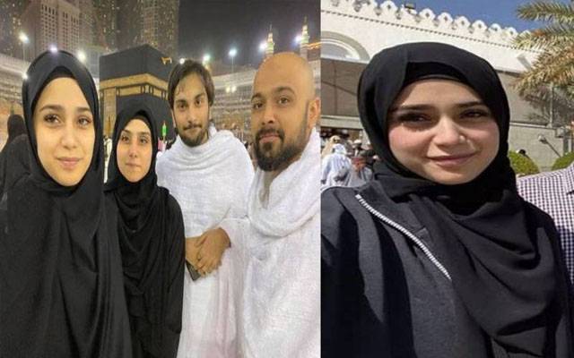 آئمہ بیگ کا فیملی کے ساتھ عمرہ ،تصاویر وائرل 