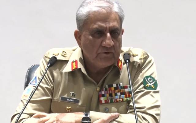 آرمی چیف,   قمر جاوید باجوہ, این ڈی یو, دورہ ,  ڈی جی آئی ایس پی آر
