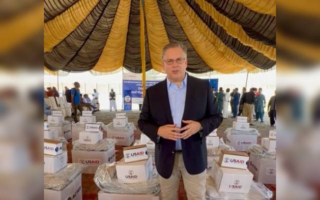 امریکا، سفیر ڈونلڈ بلوم، سندھ، سیلاب متاثرہ، علاقوں کا دورہ، امداد کا اعلان