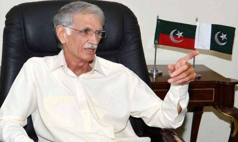 لانگ مارچ،پرویز خٹک،تحریک انصاف،پشاور ، عمران خان ، پی ڈی ایم