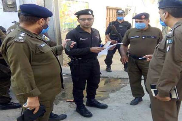 راولپنڈی میں امن و امان برقرار رکھنے کے لیے پولیس کا مختلف مقامات پر سرچ آپریشن 