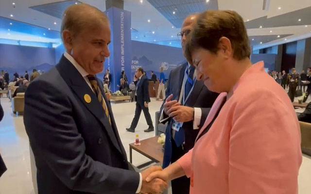  موسمیاتی تبدیلیوں کی عالمی کانفرنس ، وزیراعظم شہباز شریف مرکز نگاہ بن گئے