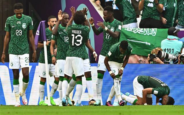 فٹبال ورلڈ کپ کا بڑا اَپ سیٹ، سعودی عرب نے ارجنٹینیا کو ہرا دیا