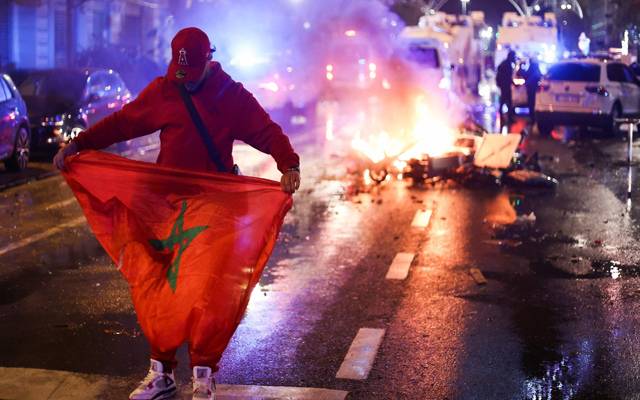 فٹبال ورلڈ کپ: مراکش کے ہاتھوں شکست، بیلجیئم میں ہنگامے توڑ پھوڑ