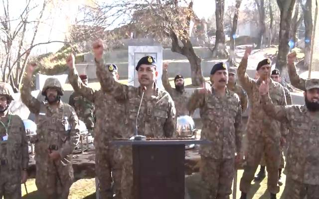 آرمی چیف جنرل سید عاصم منیر، میں بالکل، واضح بتا دوں، مسلح افواج، مکمل طور پر تیار ہیں،