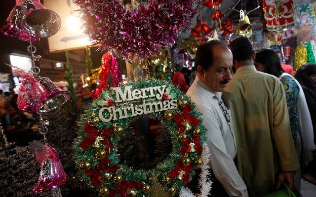 مسیحی برادری آج کرسمس کا تہوار مذہبی جوش و خروش سے منا رہی ہے