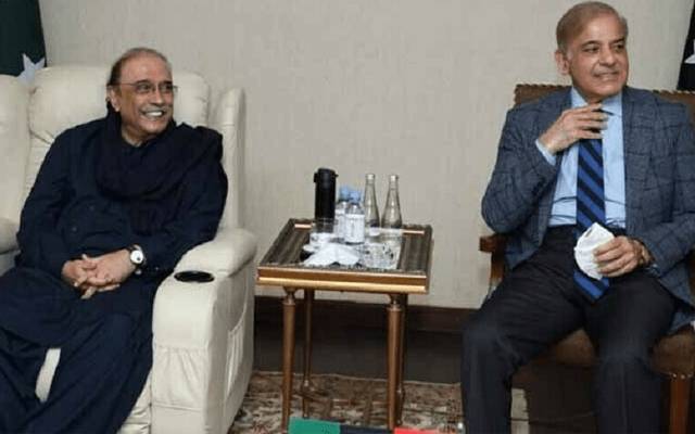 وزیراعظم شہباز شریف اور سابق صدر  آصف زرداری کے درمیان ٹیلیفونک رابطہ 