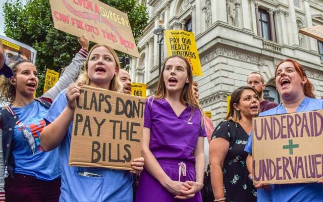 برطانیہ :تنخواہیں بڑھانے کے معاملے پر ڈیڈ لاک برقرار
