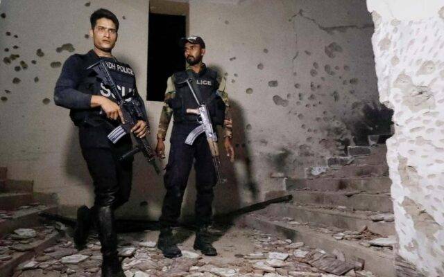 کراچی پولیس آفس (کے پی او) پر حملہ کرنے والے تینوں دہشت گردوں کی شناخت ہوگئی ہے