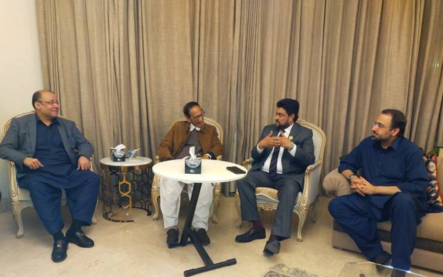 گورنر سندھ کی چودھری شجاعت سے ملاقات،سیاسی صورتحال پرگفتگو 