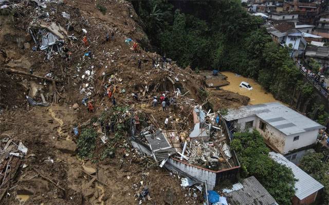 برازیل میں سیلاب اور لینڈ سلائیڈنگ سے ہلاکتوں کی تعداد 117 ہو گئی