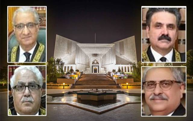 سپریم کورٹ کے جسٹس اعجاز الاحسن اور جسٹس مظاہر علی اکبر نقوی کے علاوہ جسٹس اطہرمن اللہ اور جسٹس یحییٰ نے بھی کیس سننے سے معذرت کرلی ہے