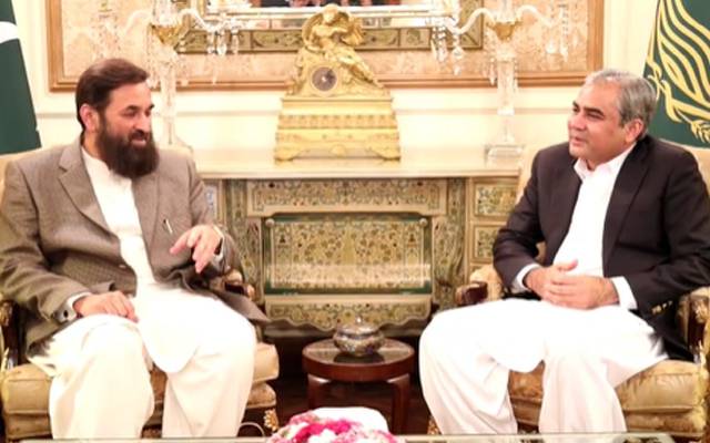وزیراعلیٰ محسن نقوی کی گورنر  بلیغ الرحمان سے ملاقات