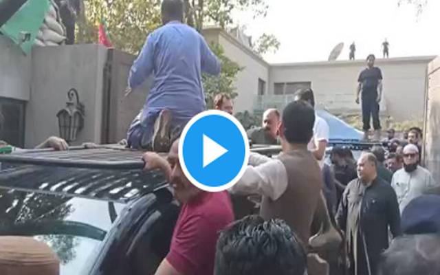 پی ٹی آئی کی انتخابی ریلی کا زمان پارک سے آغاز 
