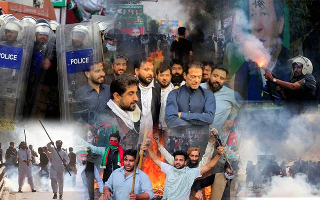 چیئرمین پاکستان تحریک انصاف (پی ٹی آئی) عمران خان کے ناقابل ضمانت وارنٹ گرفتاری جاری ہونے کے بعد اسلام آباد پولیس کی ٹیم لاہور پولیس کی بھاری نفری کے ہمراہ گزشتہ روز سے زمان پارک پر موجود ہے جہاں اسے پی ٹی آئی کارکنان کی جانب سے مزاحمت کا سامنا ہے