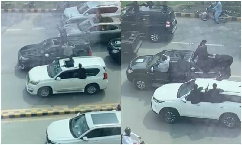 لاہور: روڈ بلاک کرکے ہوائی فائرنگ کرنے والے طلبہ گرفتار