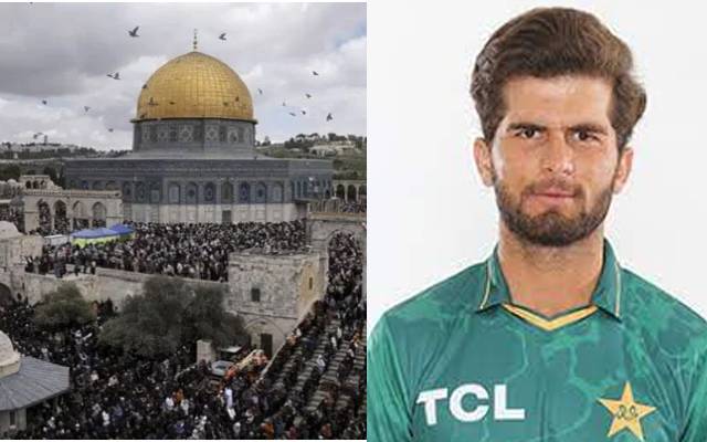پاکستان کرکٹ ٹیم کے فاسٹ بولر شاہین آفریدی نے اسرائیلی افواج کے حملوں کے شکار فلسطینی عوام سے اظہار ہمدردی کرتے ہوئے ان کے لیے پیغام جاری کیا ہے۔ 